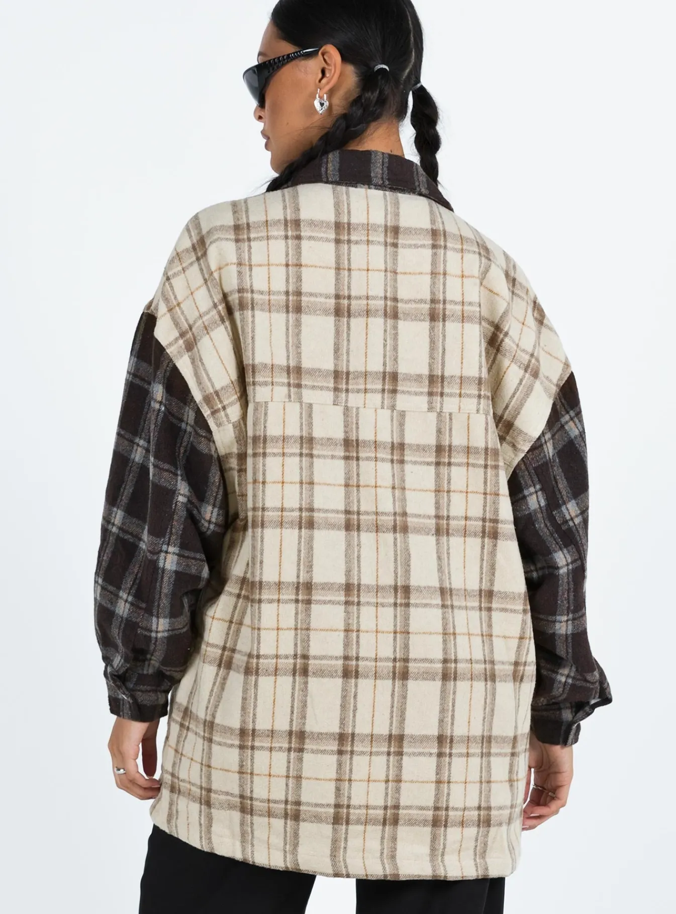 Princess Polly Myley Shirt Brown Outlet