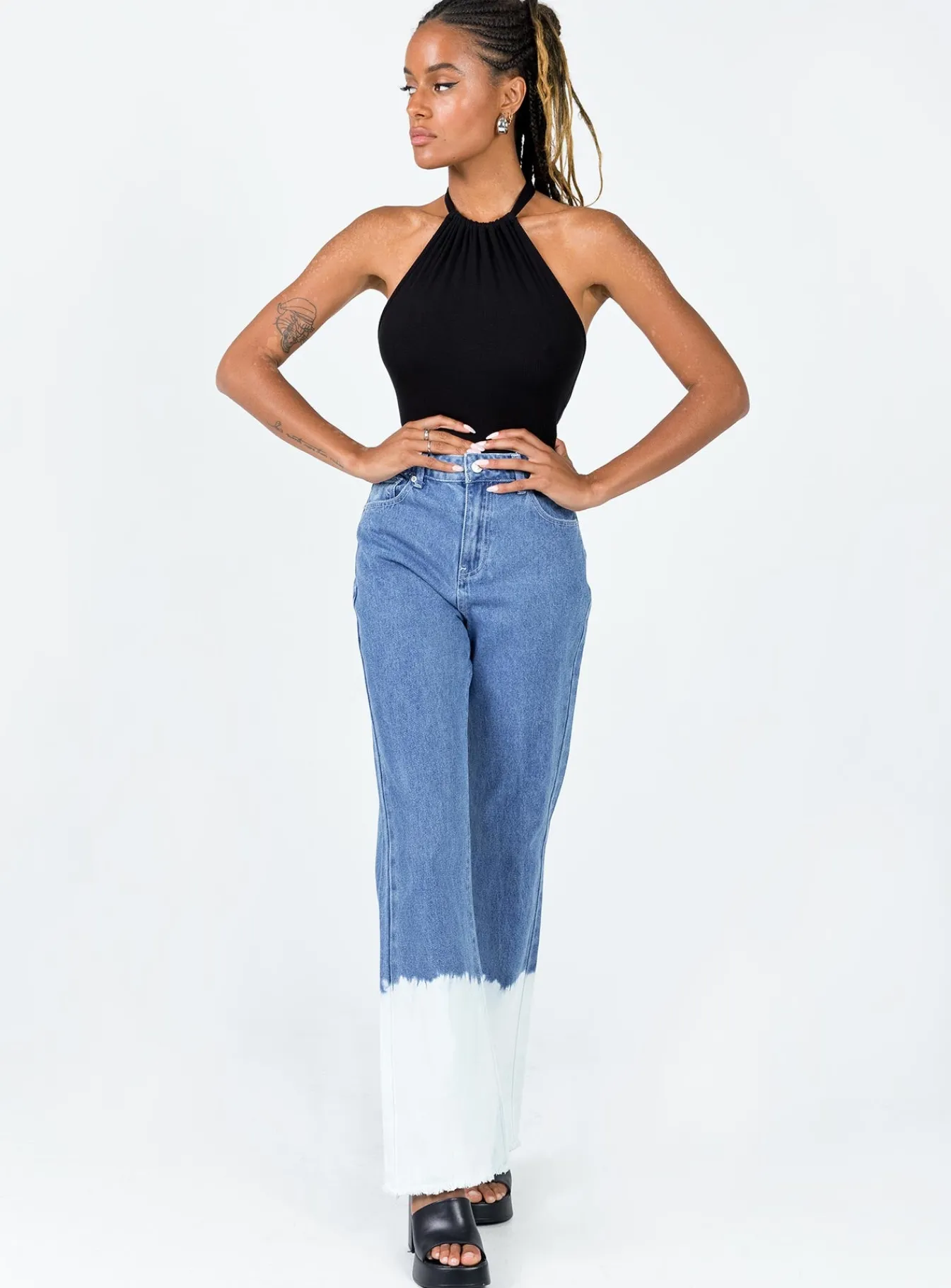 Princess Polly Myrtle Mid Slouchjeans Denim Store
