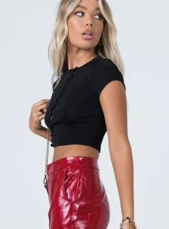 Princess Polly Mystic Wonder Top Black Cheap