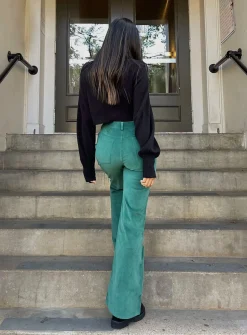 Princess Polly Nadia Pants  Green New
