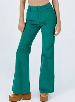 Princess Polly Nadia Pants Green New
