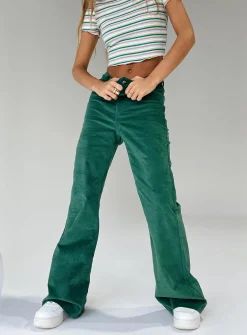 Princess Polly Nadia Pants Green New