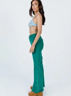 Princess Polly Nadia Pants Green New