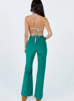 Princess Polly Nadia Pants Green New