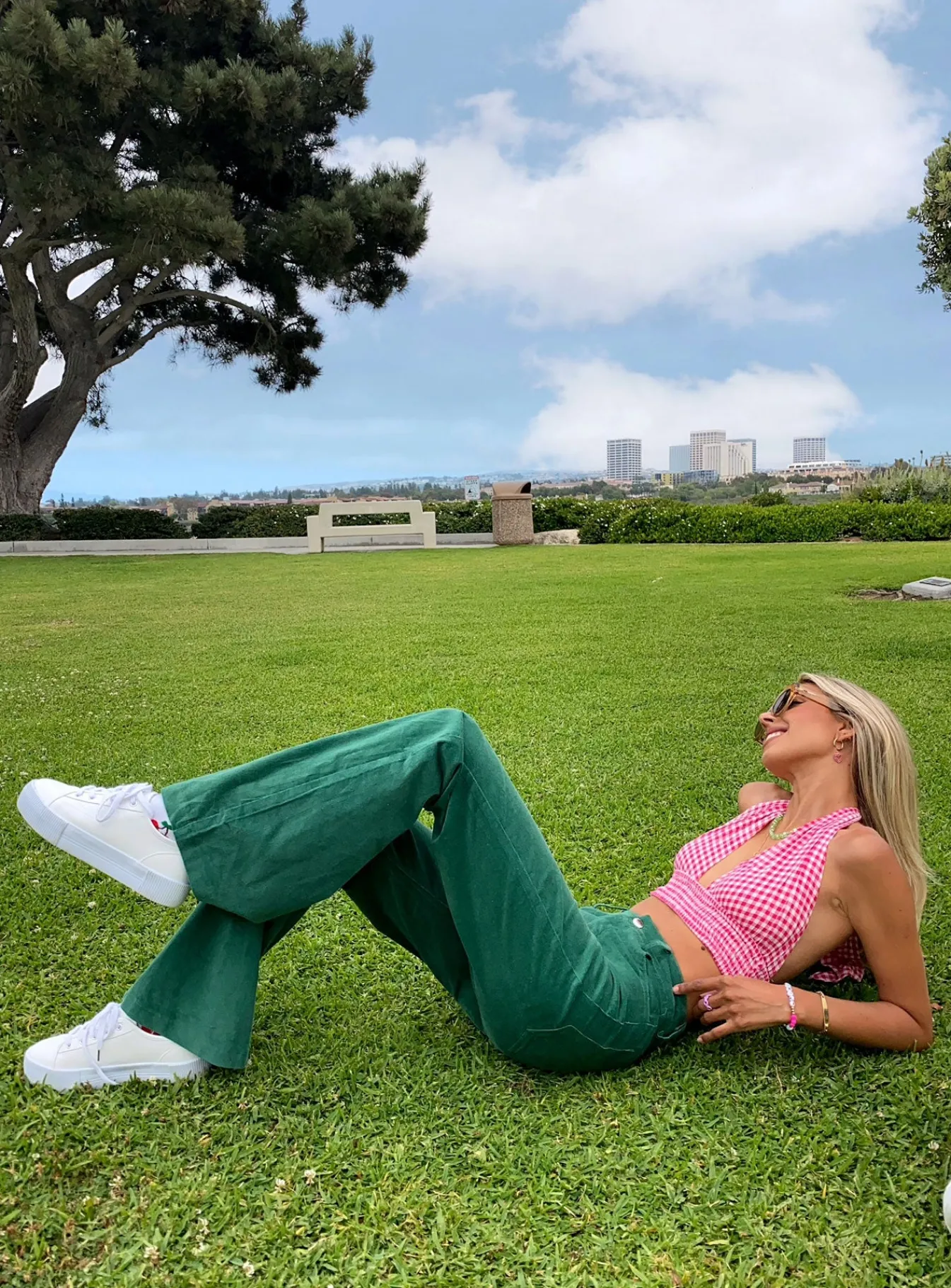 Princess Polly Nadia Pants Green New