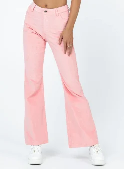 Princess Polly Nadia Pants Pink Hot