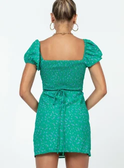 Princess Polly Nakita Mini Dress Green Cheap