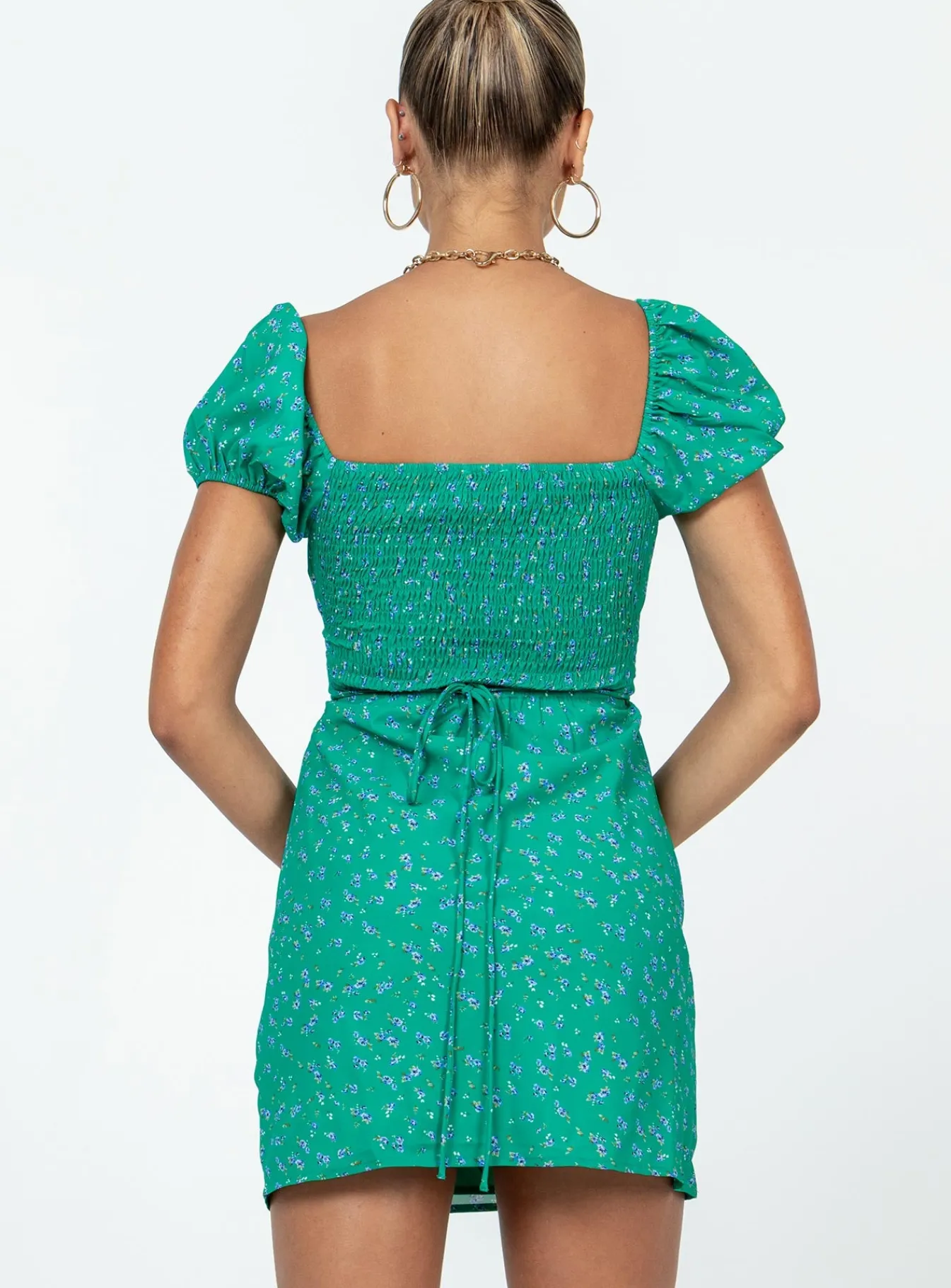 Princess Polly Nakita Mini Dress Green Cheap