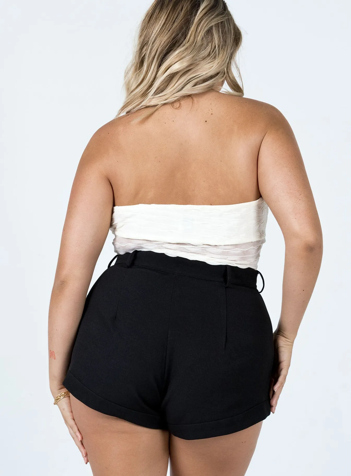 Princess Polly Nalah Shorts Black Clearance
