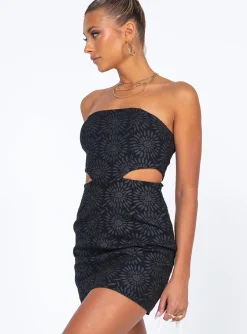 Princess Polly Naomi Cut Out Mini Dress  Black Online
