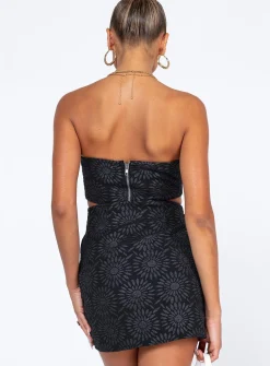 Princess Polly Naomi Cut Out Mini Dress  Black Online