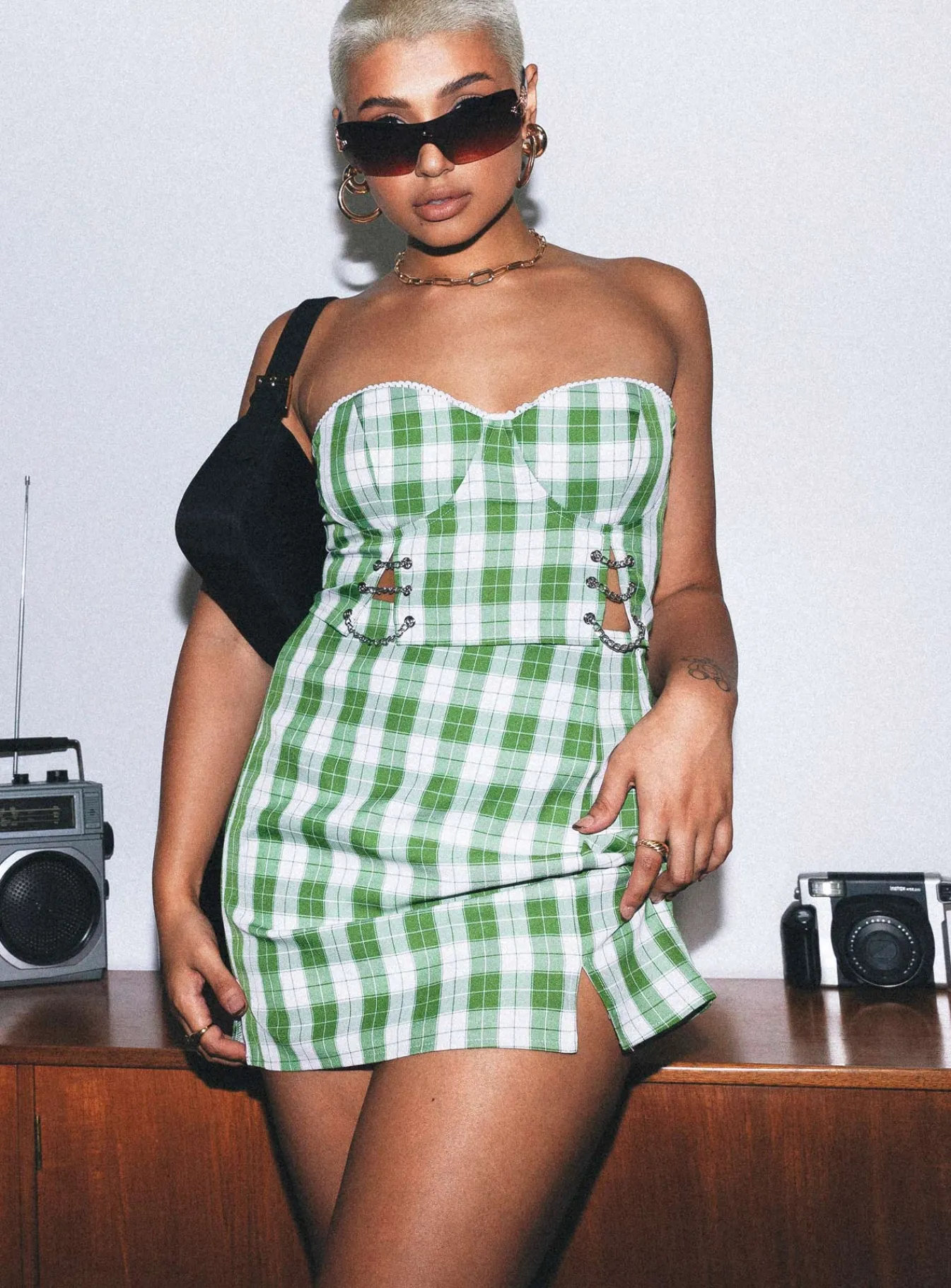 Princess Polly Natalia Mini Skirt Green Best