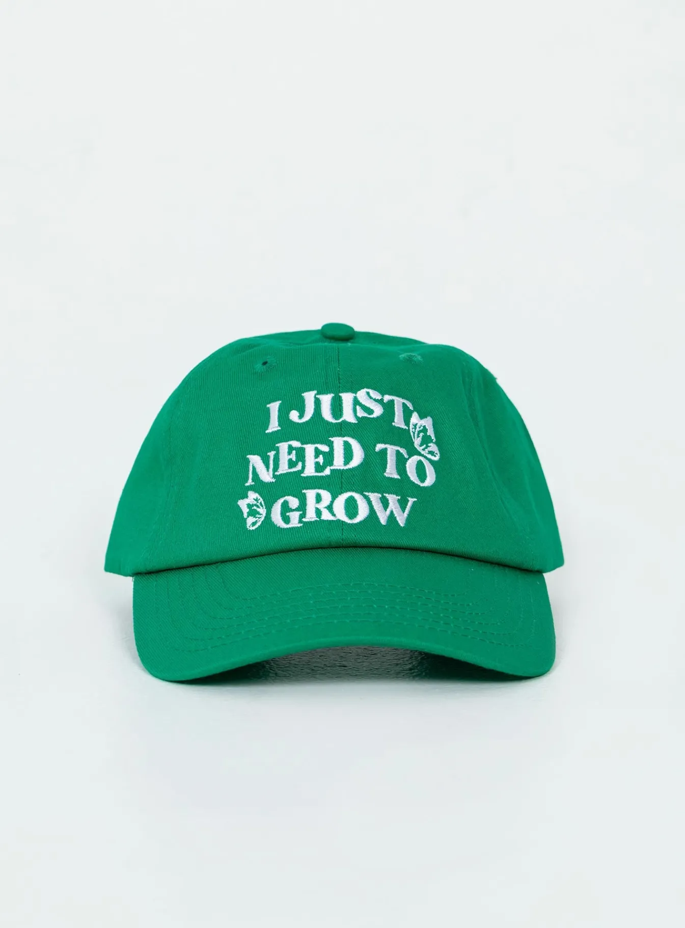 Princess Polly Need To Grow Dad Cap Green Discount