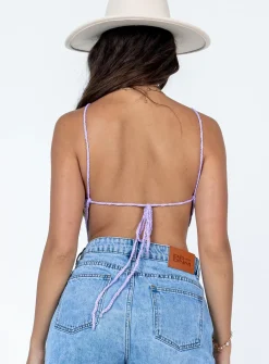 Princess Polly Neila Top Purple Best Sale