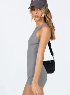 Princess Polly Nelda Romper  Grey Discount