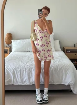 Princess Polly Nellie Mini Dress Yellow Floral Online