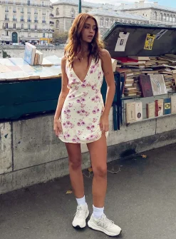 Princess Polly Nellie Mini Dress Yellow Floral Online