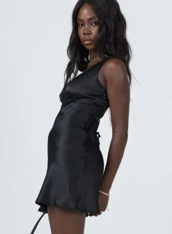 Princess Polly Nellie Mini Dress  Black Flash Sale