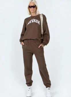 Princess Polly Nevada Sweatshirt  Brown Online