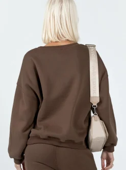 Princess Polly Nevada Sweatshirt  Brown Online