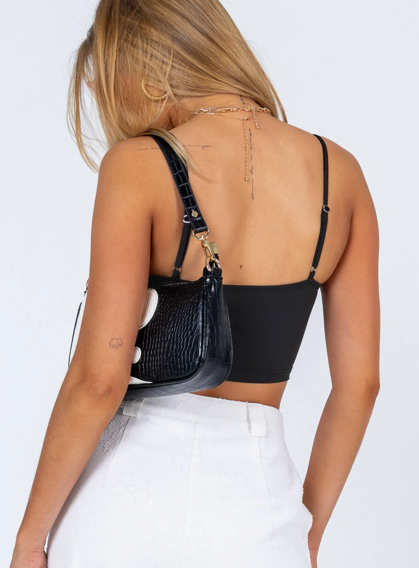 Princess Polly New Classics Cropeco Black Discount