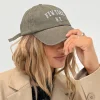 Princess Polly New York Dad Cap  Grey New