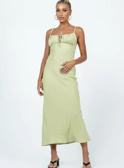 Princess Polly Nicoleta Midi Dress  Green Best