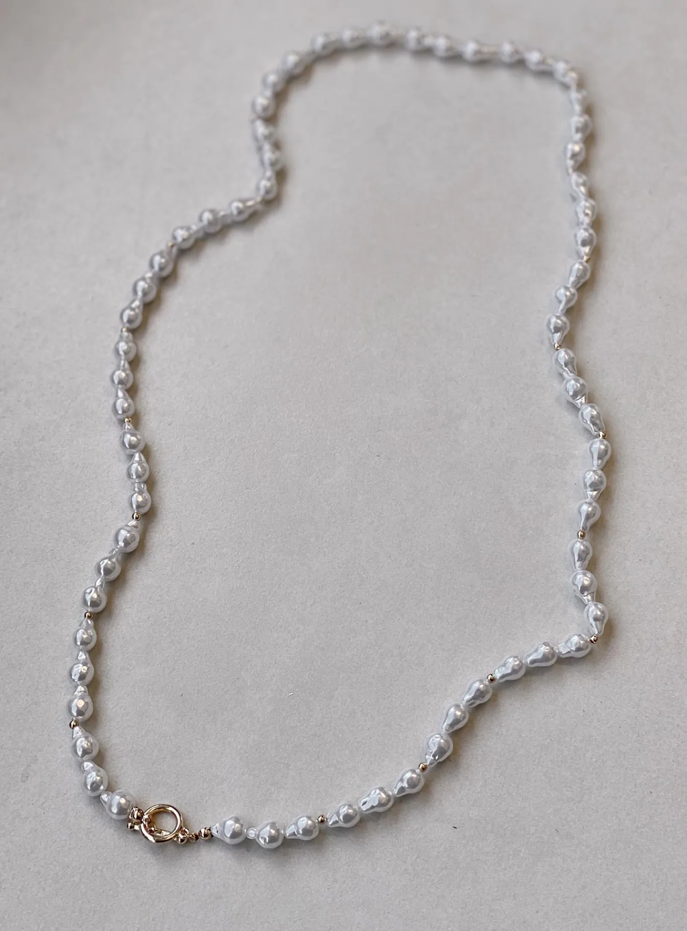 Princess Polly Nicolo Necklace Pearl Shop