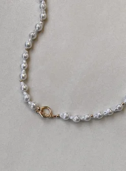 Princess Polly Nicolo Necklace Pearl Shop