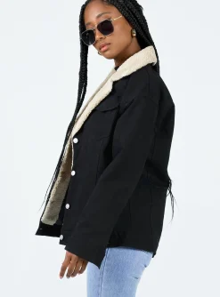 Princess Polly Nika Jacket Black Best