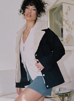 Princess Polly Nika Jacket Black Best