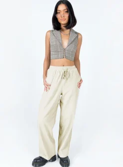 Princess Polly Nikita Cord Pant Cream Store