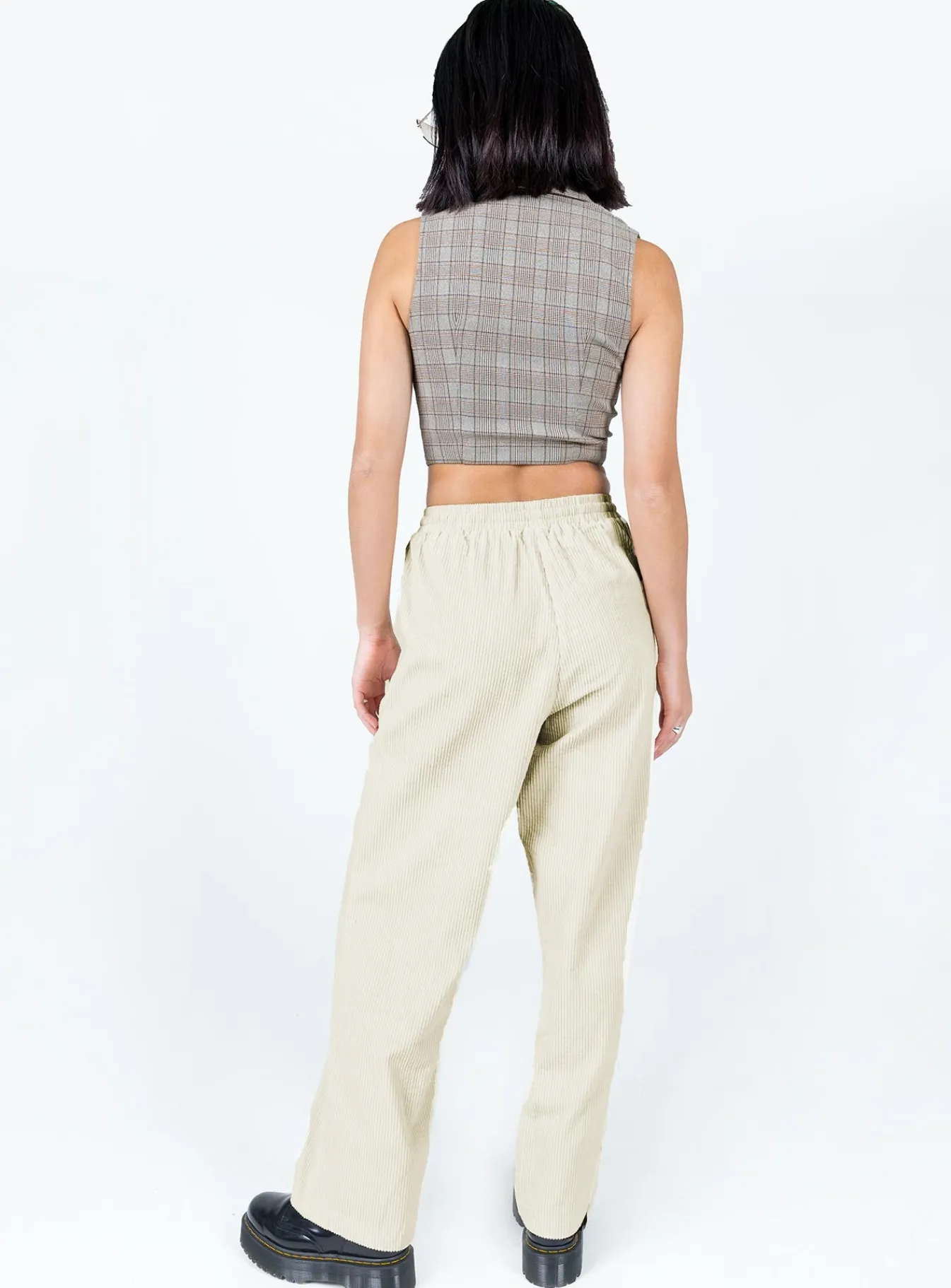 Princess Polly Nikita Cord Pant Cream Store