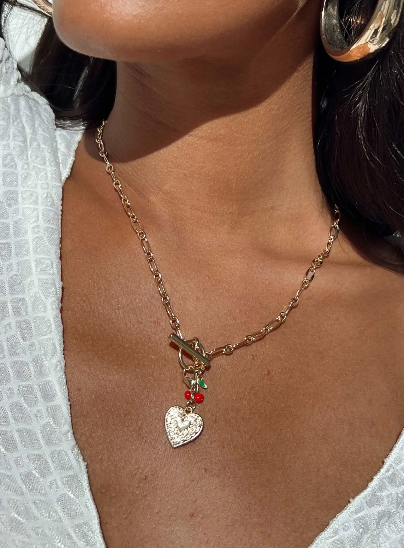 Princess Polly Nima Necklace Gold Flash Sale