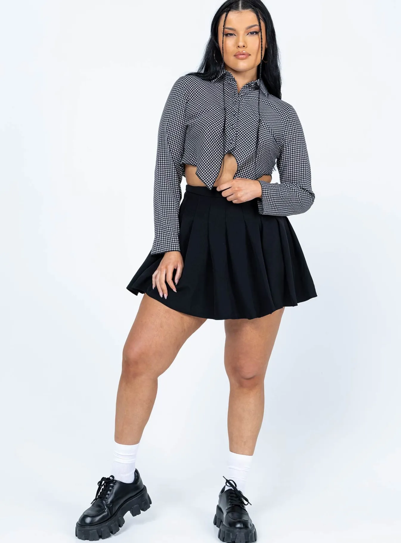 Princess Polly Nina Long Sleeve Top Black Online