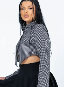 Princess Polly Nina Long Sleeve Top Black Online