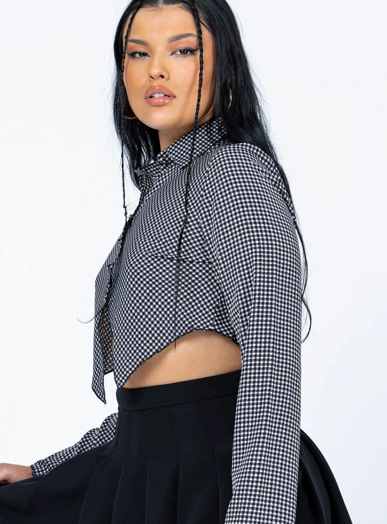 Princess Polly Nina Long Sleeve Top Black Online