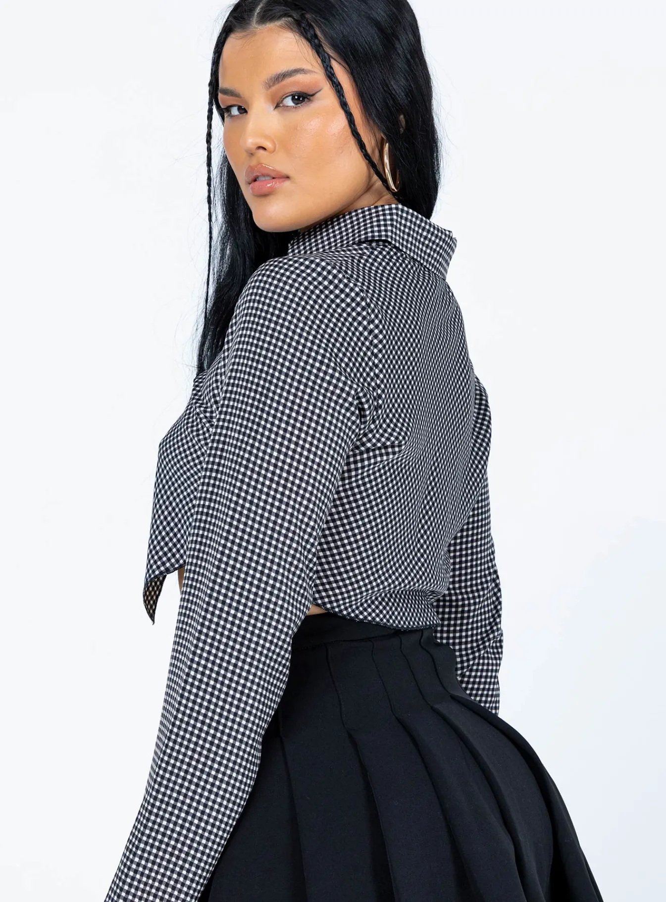 Princess Polly Nina Long Sleeve Top Black Online