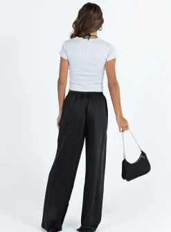 Princess Polly Nixie Pants  Black Fashion
