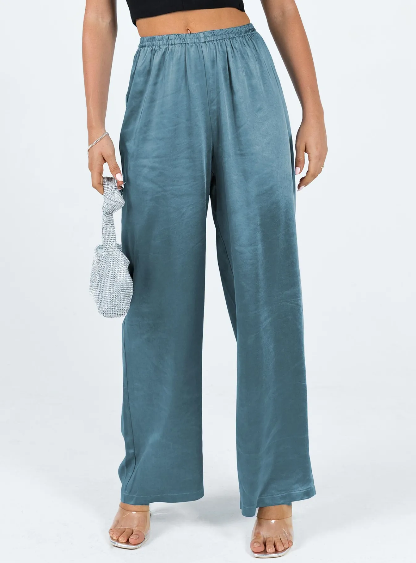 Princess Polly Nixie Pants Slate Shop