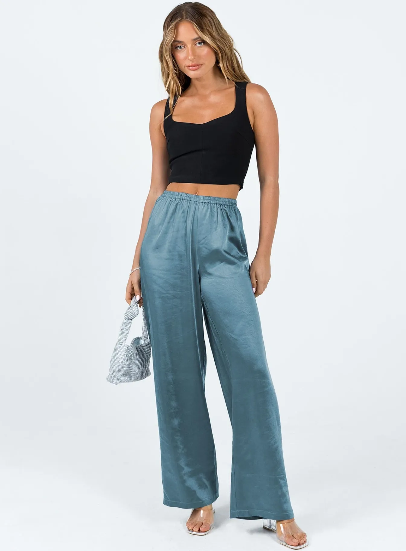 Princess Polly Nixie Pants Slate Shop