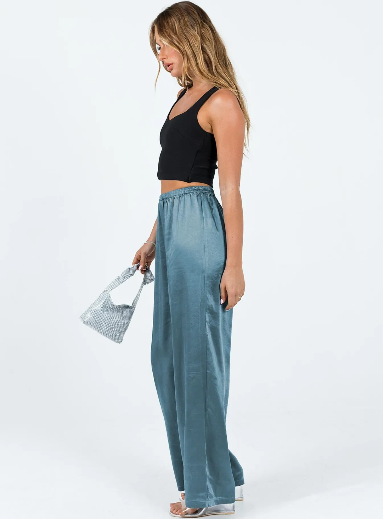 Princess Polly Nixie Pants Slate Shop