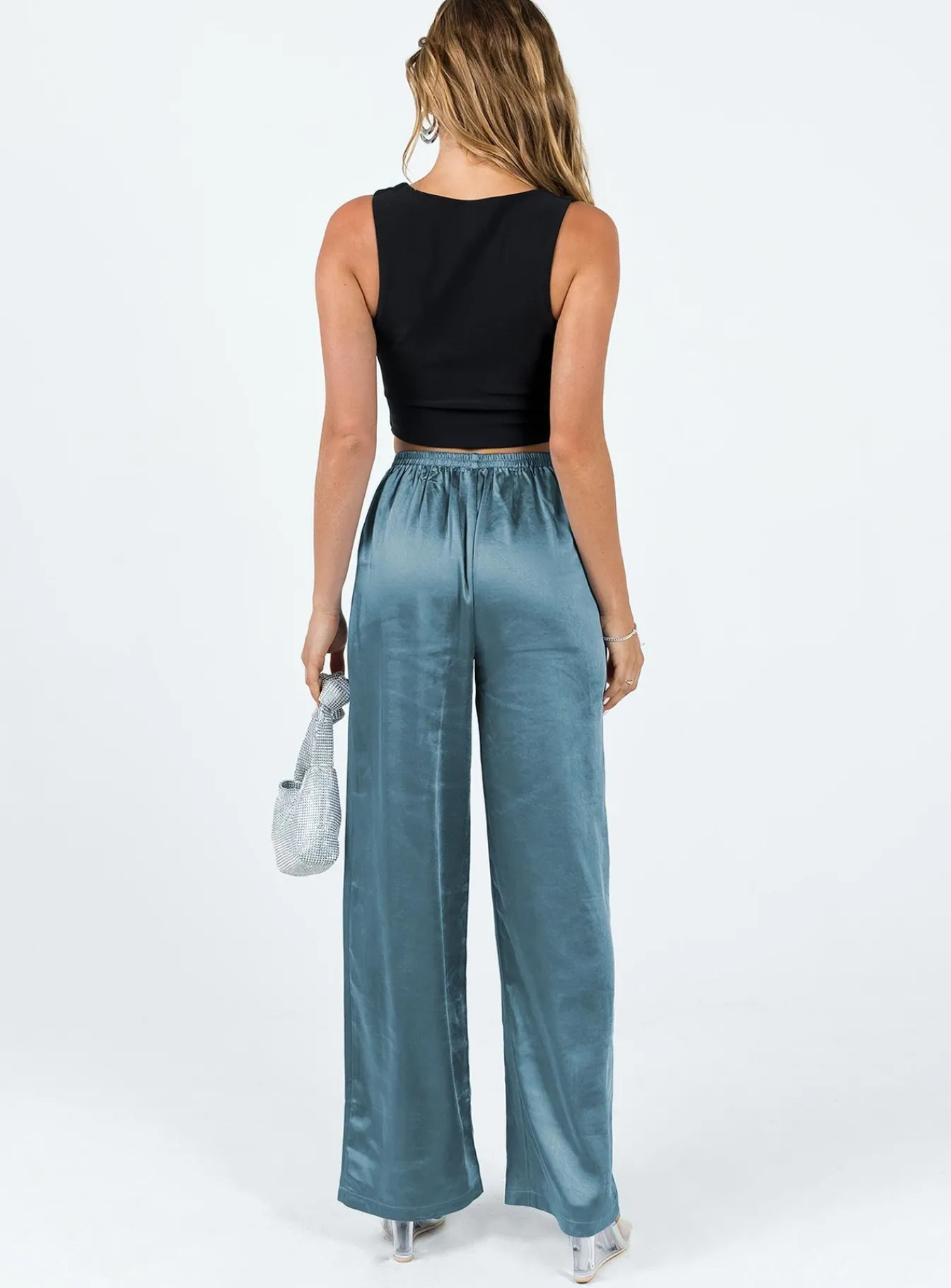 Princess Polly Nixie Pants Slate Shop