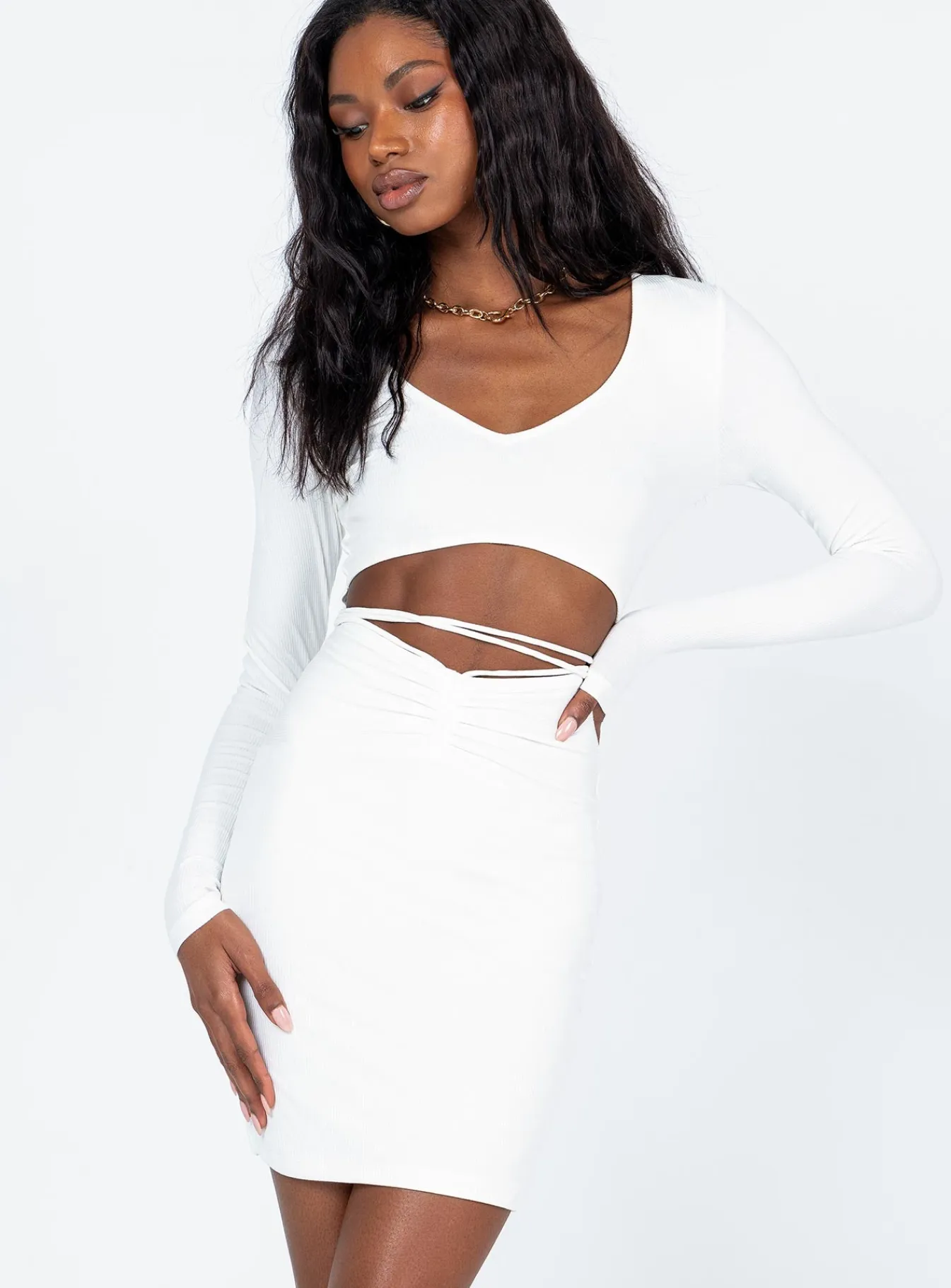 Princess Polly Noa Mini Dress White Outlet