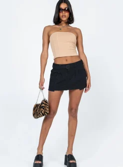 Princess Polly Noela Top  Beige Cheap