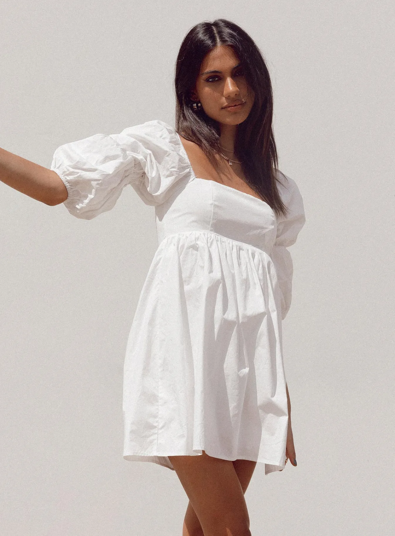 Princess Polly Noha Mini Dress White Cheap