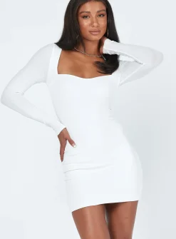 Princess Polly Nolan Mini Dress  White Best