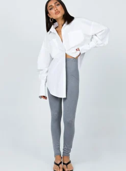 Princess Polly Nolen Leggings  Grey Online