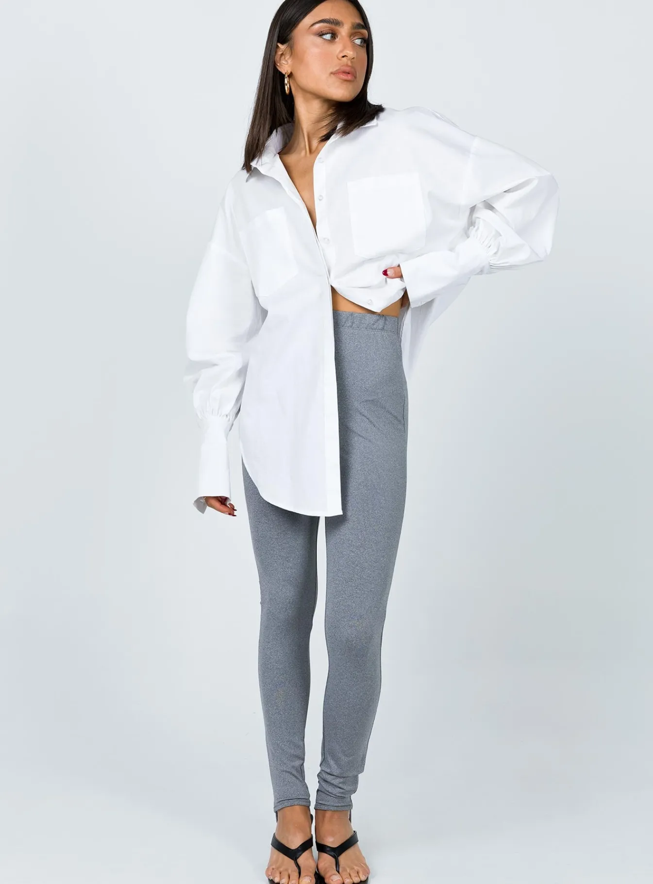 Princess Polly Nolen Leggings Grey Online