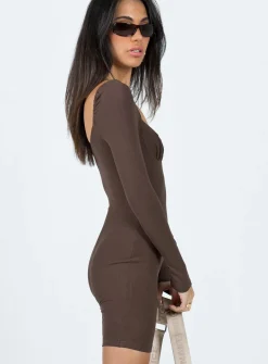 Princess Polly Norah Romper  Brown Sale